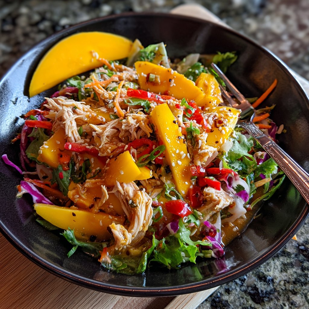 Thai Mango Chicken Salad