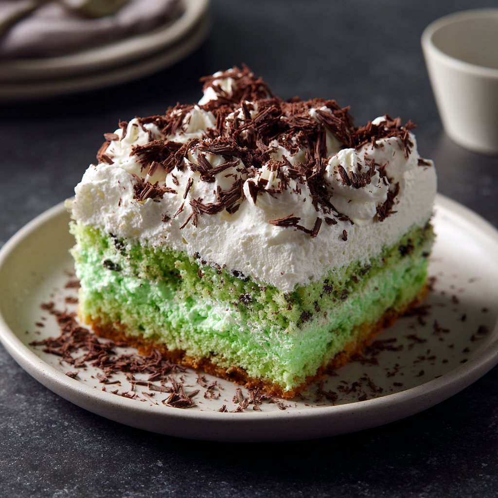 St. Patrick’s Day Poke Cake