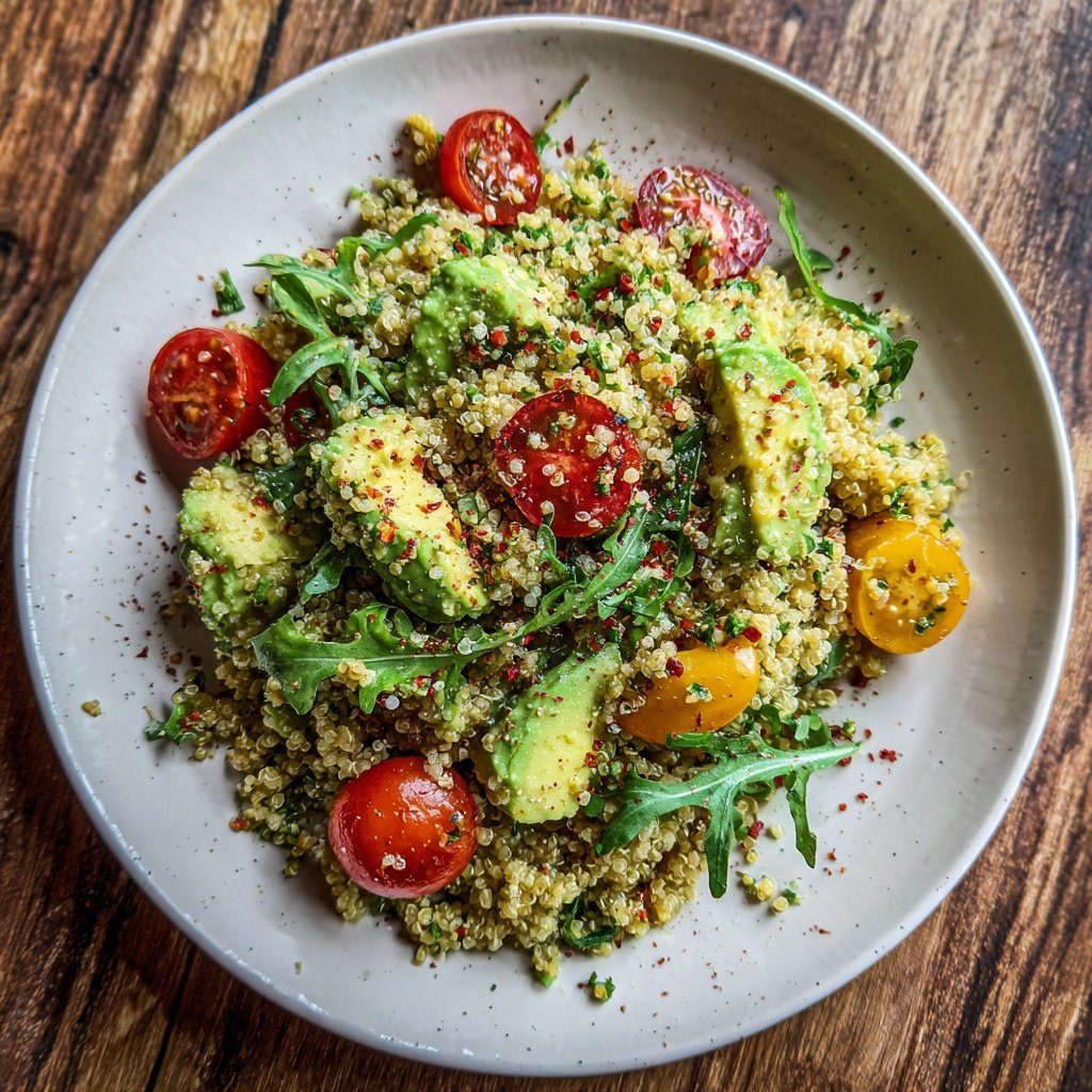 Healthy Avocado Quinoa Salad