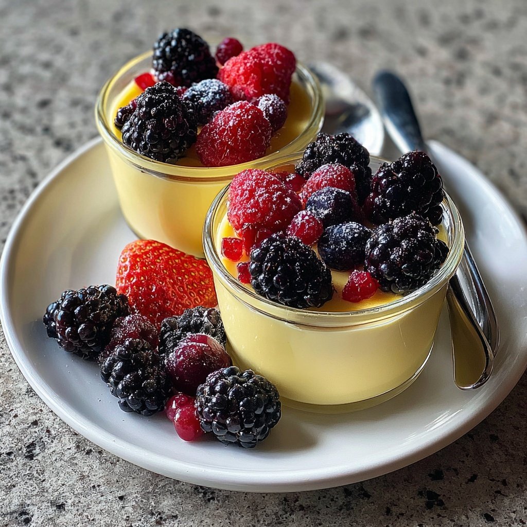 Vanilla Pudding Fruit Cups