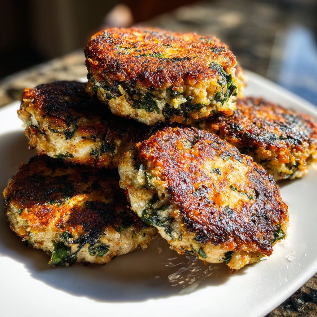 Basil and Spinach Turkey Burgers