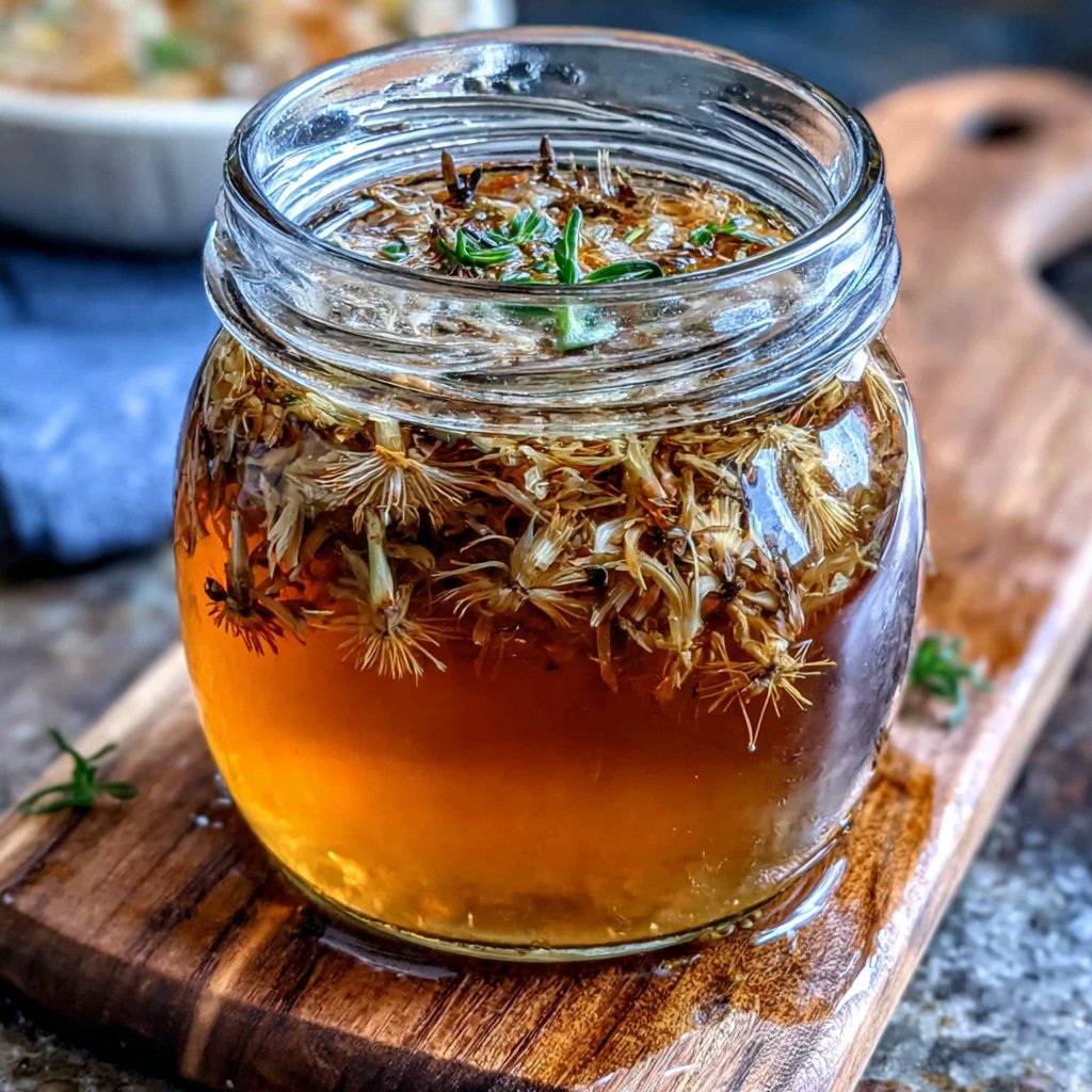 Simple Dandelion Infused Oil