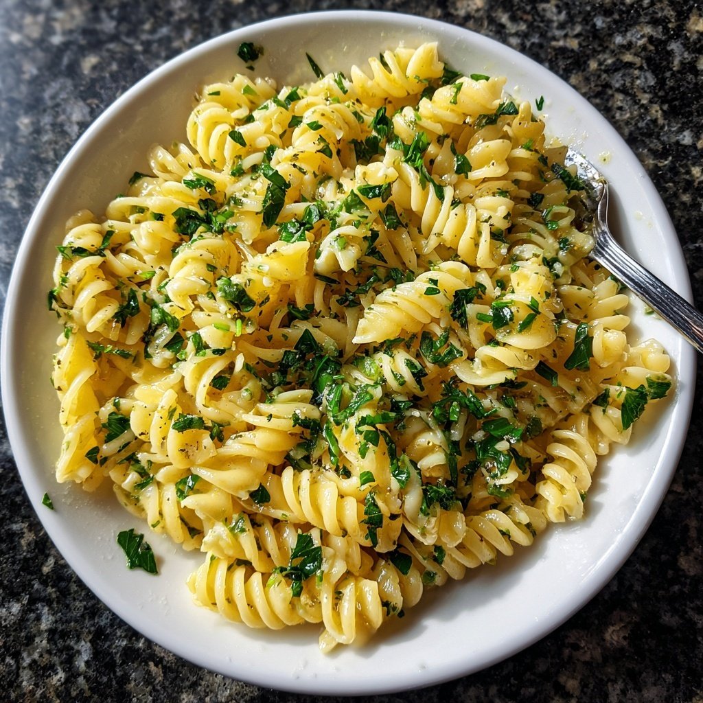 Quick Garlic Butter Pasta