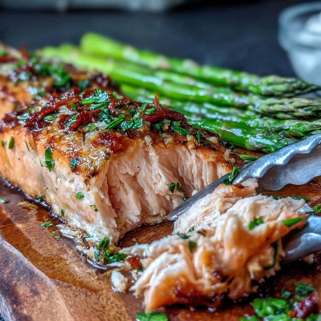 Baked Salmon with Asparagus